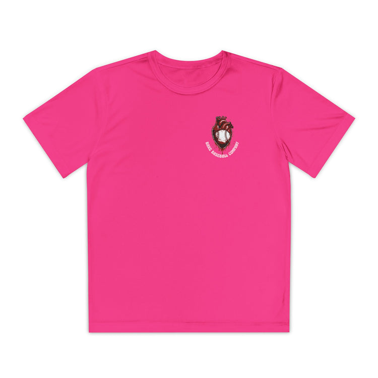 Kids My True Love Baseball Dry Fit Tee - Rake Baseball Company - RAKE BASEBALL | BASEBALL T-SHIRT | BASEBALL CLOTHING | GOOD VIBES ONLY