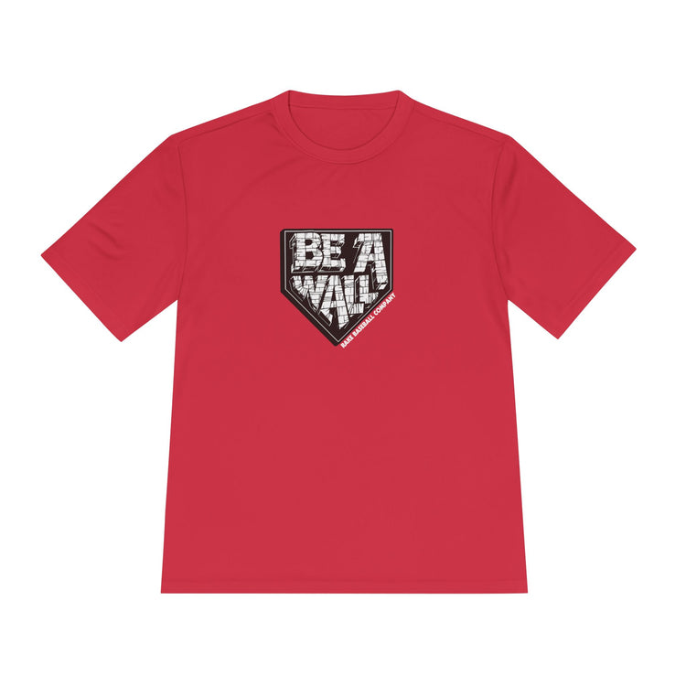 Be A Wall Catchers Dry Fit Tee - Rake Baseball Company - RAKE BASEBALL | BASEBALL T-SHIRT | BASEBALL CLOTHING | GOOD VIBES ONLY