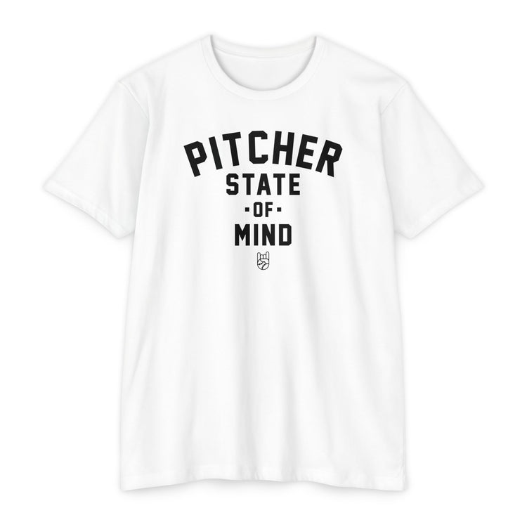 Pitcher State of Mind Tee - Rake Baseball Company - RAKE BASEBALL | BASEBALL T-SHIRT | BASEBALL CLOTHING | GOOD VIBES ONLY