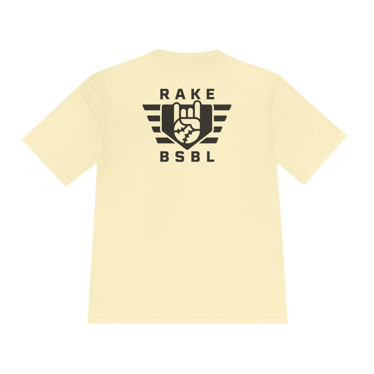 Rake Flag Dry Fit Tee - Rake Baseball Company - RAKE BASEBALL | BASEBALL T-SHIRT | BASEBALL CLOTHING | GOOD VIBES ONLY