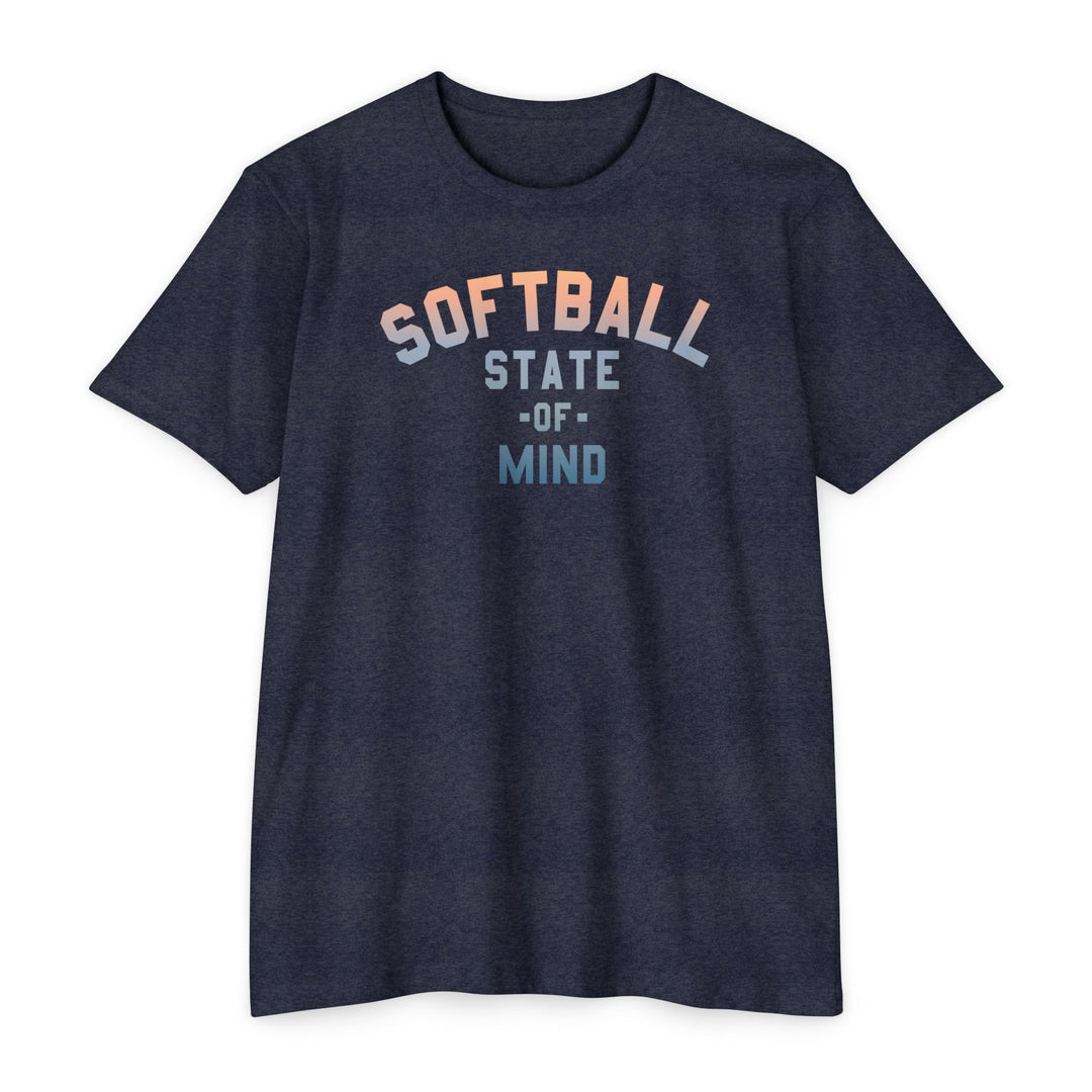 Softball State Of Mind Tee - Rake Baseball Company - RAKE BASEBALL | BASEBALL T-SHIRT | BASEBALL CLOTHING | GOOD VIBES ONLY