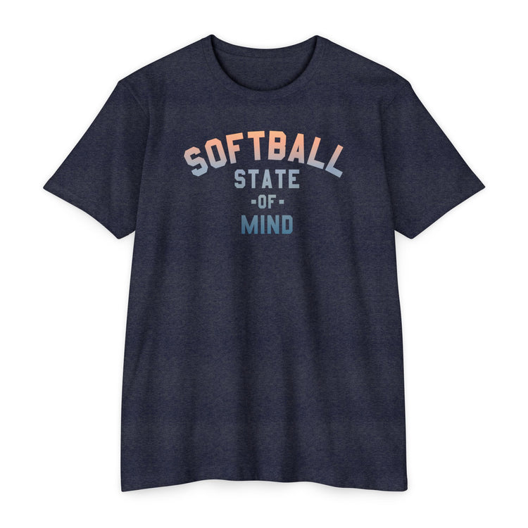 Softball State Of Mind Tee - Rake Baseball Company - RAKE BASEBALL | BASEBALL T-SHIRT | BASEBALL CLOTHING | GOOD VIBES ONLY