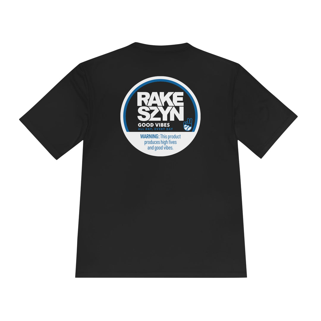 Rake SZYN Dry Fit Tee - Rake Baseball Company - RAKE BASEBALL | BASEBALL T-SHIRT | BASEBALL CLOTHING | GOOD VIBES ONLY