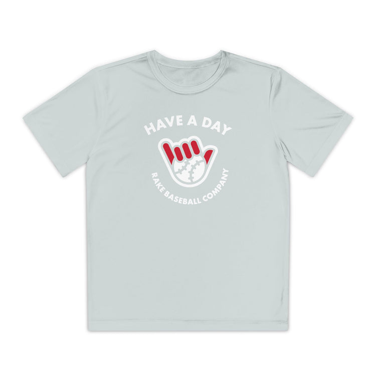 Kids Have A Day Dry Fit Tee - Rake Baseball Company - RAKE BASEBALL | BASEBALL T-SHIRT | BASEBALL CLOTHING | GOOD VIBES ONLY