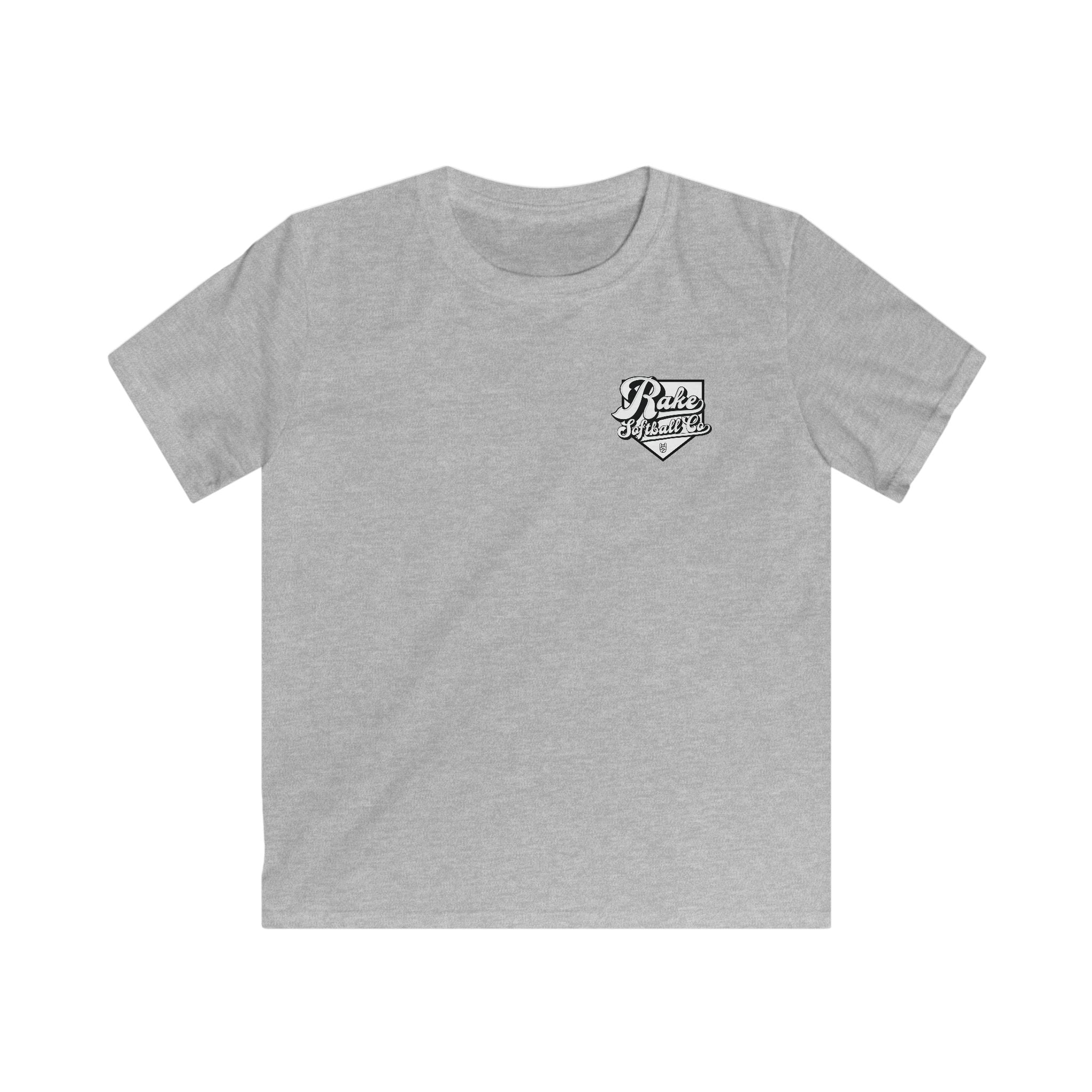 Kids Rake Softball Co. Tee - Rake Baseball Company - RAKE BASEBALL | BASEBALL T-SHIRT | BASEBALL CLOTHING | GOOD VIBES ONLY