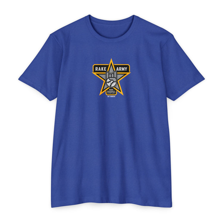 Rake Army Tee - Rake Baseball Company - RAKE BASEBALL | BASEBALL T-SHIRT | BASEBALL CLOTHING | GOOD VIBES ONLY
