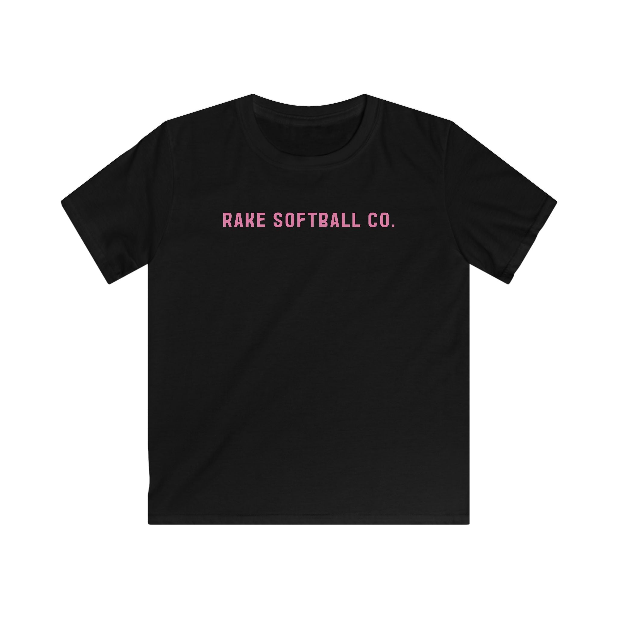 Kids Rake Softball Company Tee - Rake Baseball Company - RAKE BASEBALL | BASEBALL T-SHIRT | BASEBALL CLOTHING | GOOD VIBES ONLY