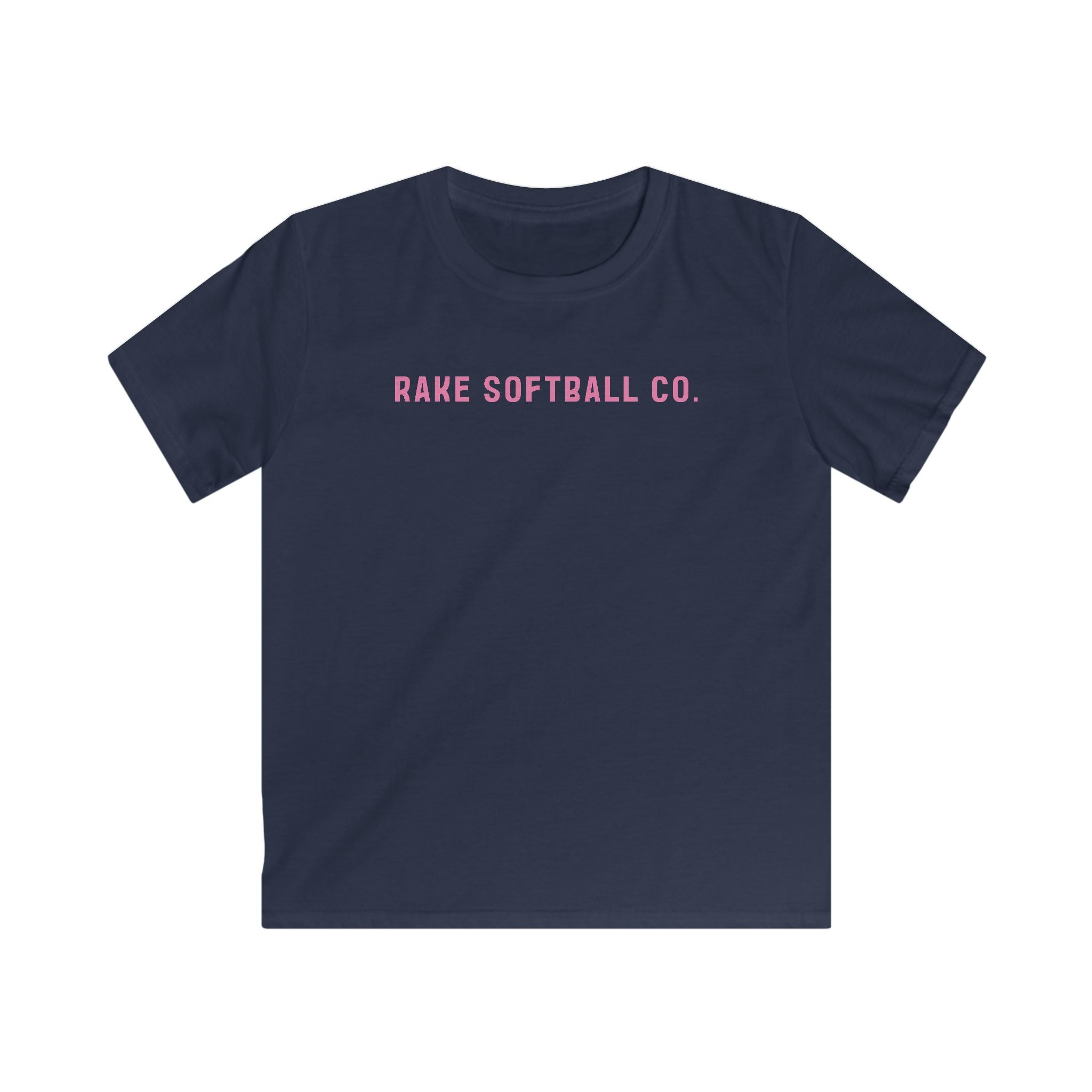 Kids Rake Softball Company Tee - Rake Baseball Company - RAKE BASEBALL | BASEBALL T-SHIRT | BASEBALL CLOTHING | GOOD VIBES ONLY