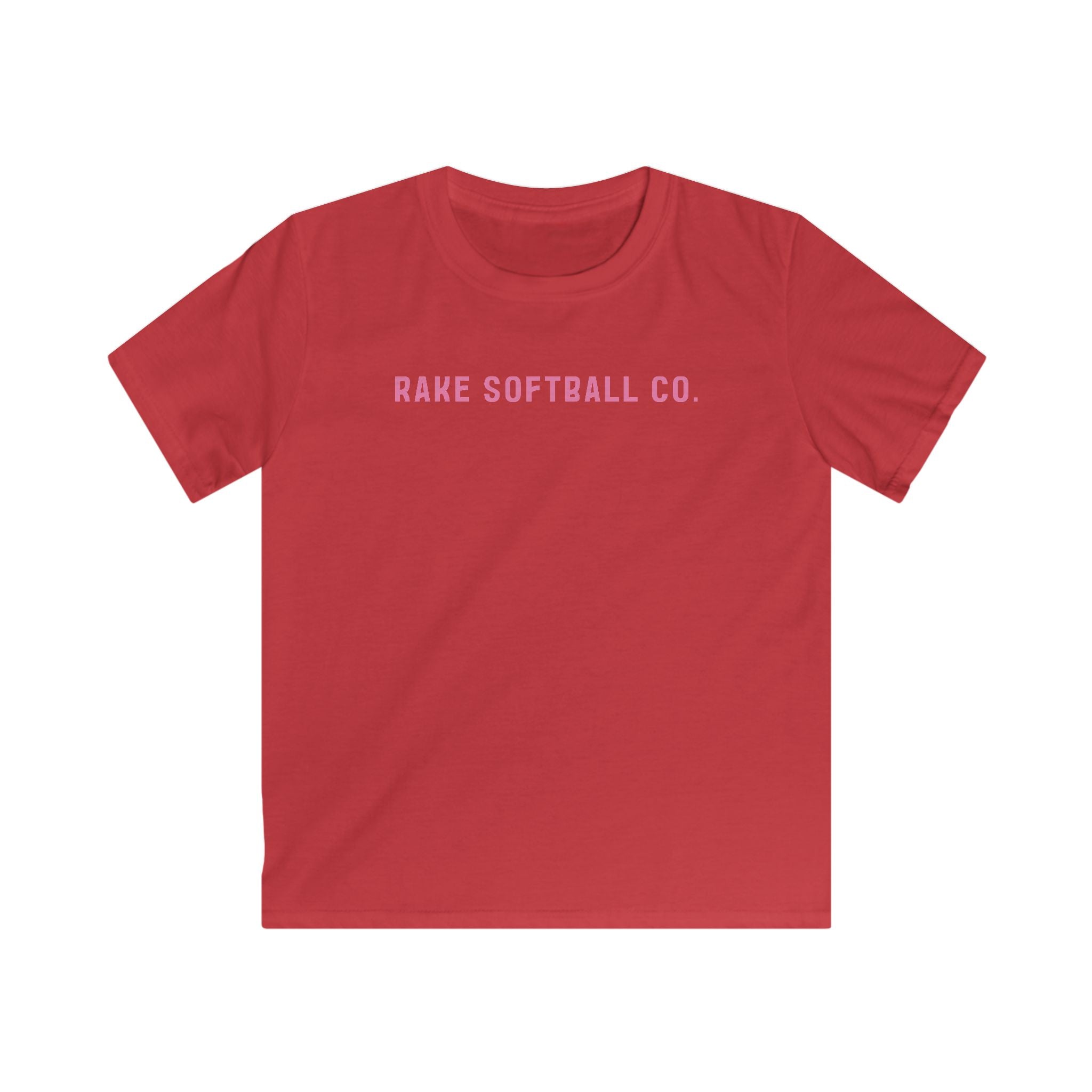 Kids Rake Softball Company Tee - Rake Baseball Company - RAKE BASEBALL | BASEBALL T-SHIRT | BASEBALL CLOTHING | GOOD VIBES ONLY