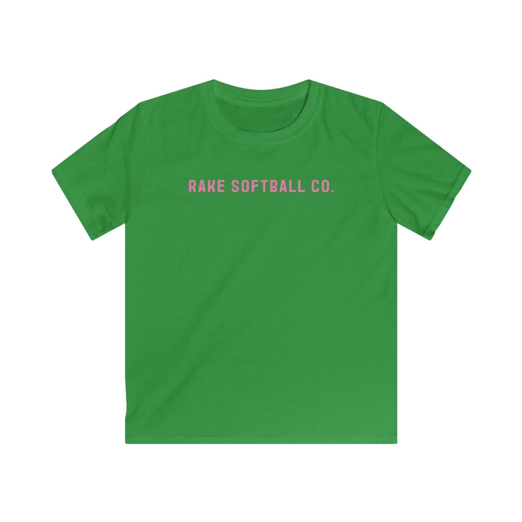 Kids Rake Softball Company Tee - Rake Baseball Company - RAKE BASEBALL | BASEBALL T-SHIRT | BASEBALL CLOTHING | GOOD VIBES ONLY
