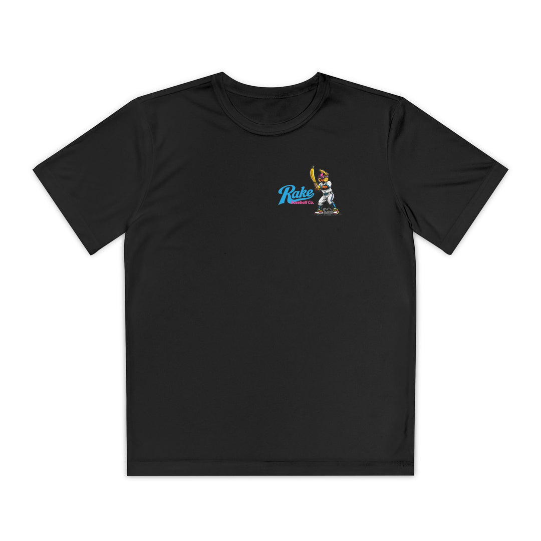 Kids Party Animals Inspired Dry Fit Tee - Rake Baseball Company - RAKE BASEBALL | BASEBALL T-SHIRT | BASEBALL CLOTHING | GOOD VIBES ONLY