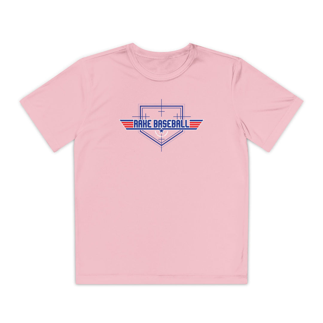 Kids Rake Need For Speed Tee Dry Fit Tee - Rake Baseball Company - RAKE BASEBALL | BASEBALL T-SHIRT | BASEBALL CLOTHING | GOOD VIBES ONLY