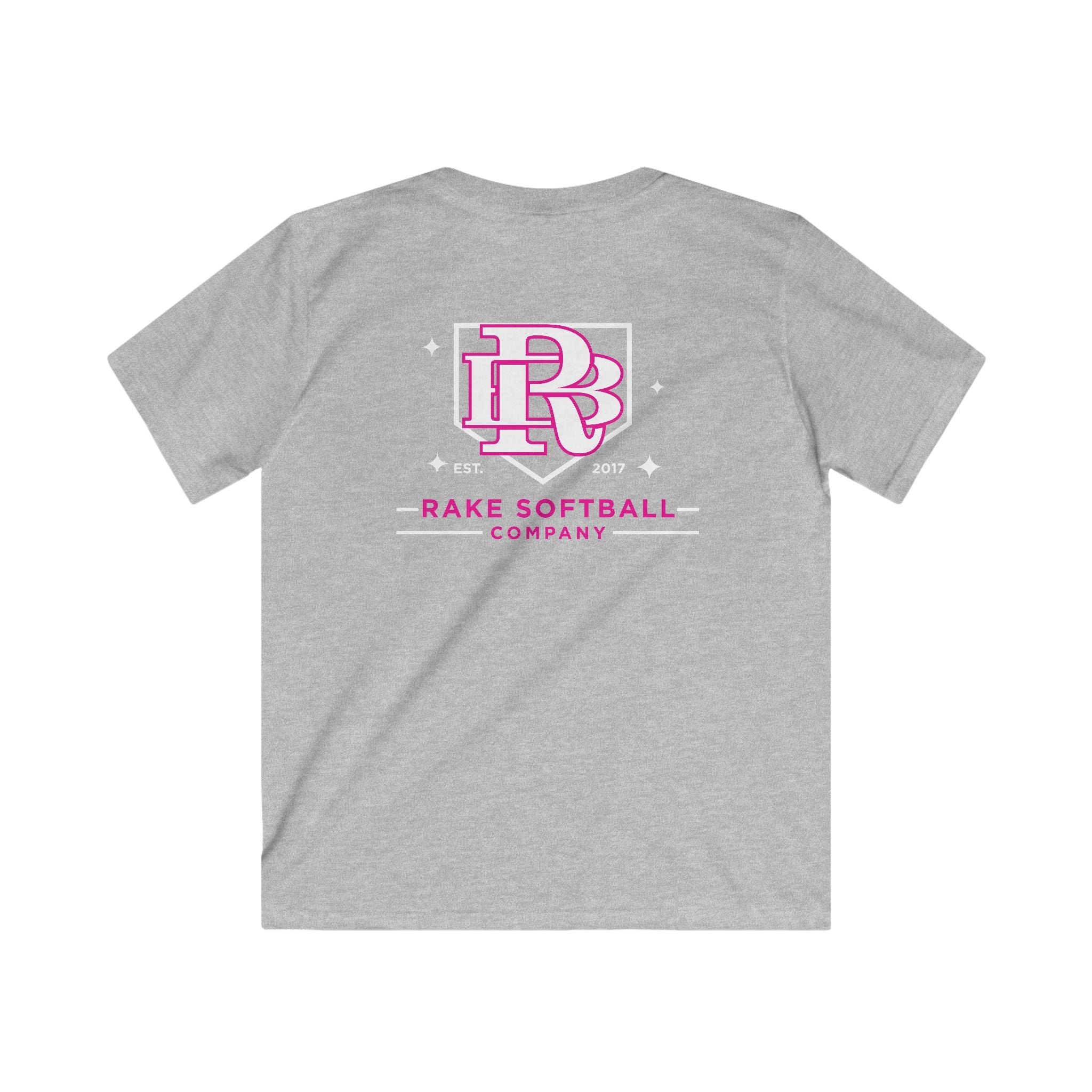 Kids RB Homeplate Softball Tee - Rake Baseball Company - RAKE BASEBALL | BASEBALL T-SHIRT | BASEBALL CLOTHING | GOOD VIBES ONLY