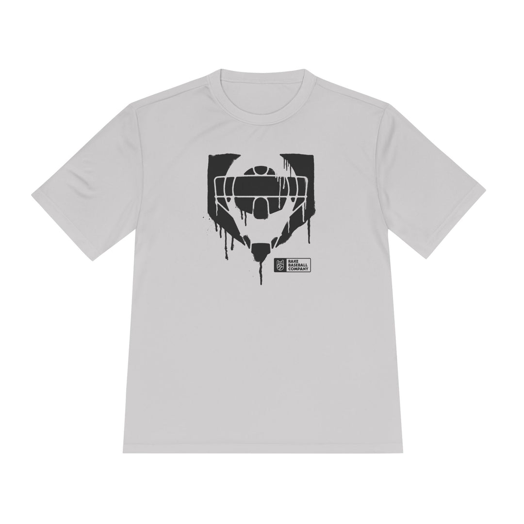 Catcher's Drip Dry Fit Tee - Rake Baseball Company - RAKE BASEBALL | BASEBALL T-SHIRT | BASEBALL CLOTHING | GOOD VIBES ONLY