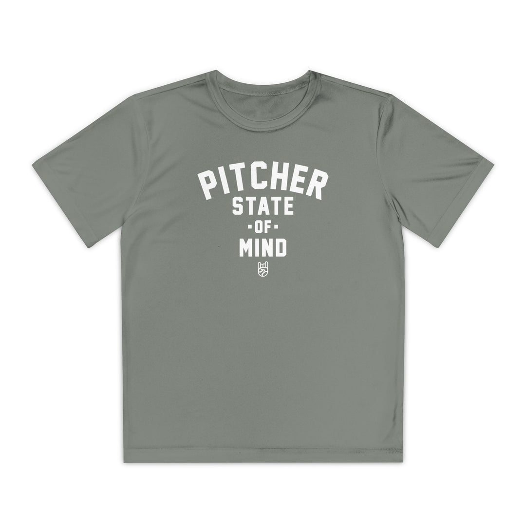 Kids Pitcher State Of Mind Dry Fit Tee