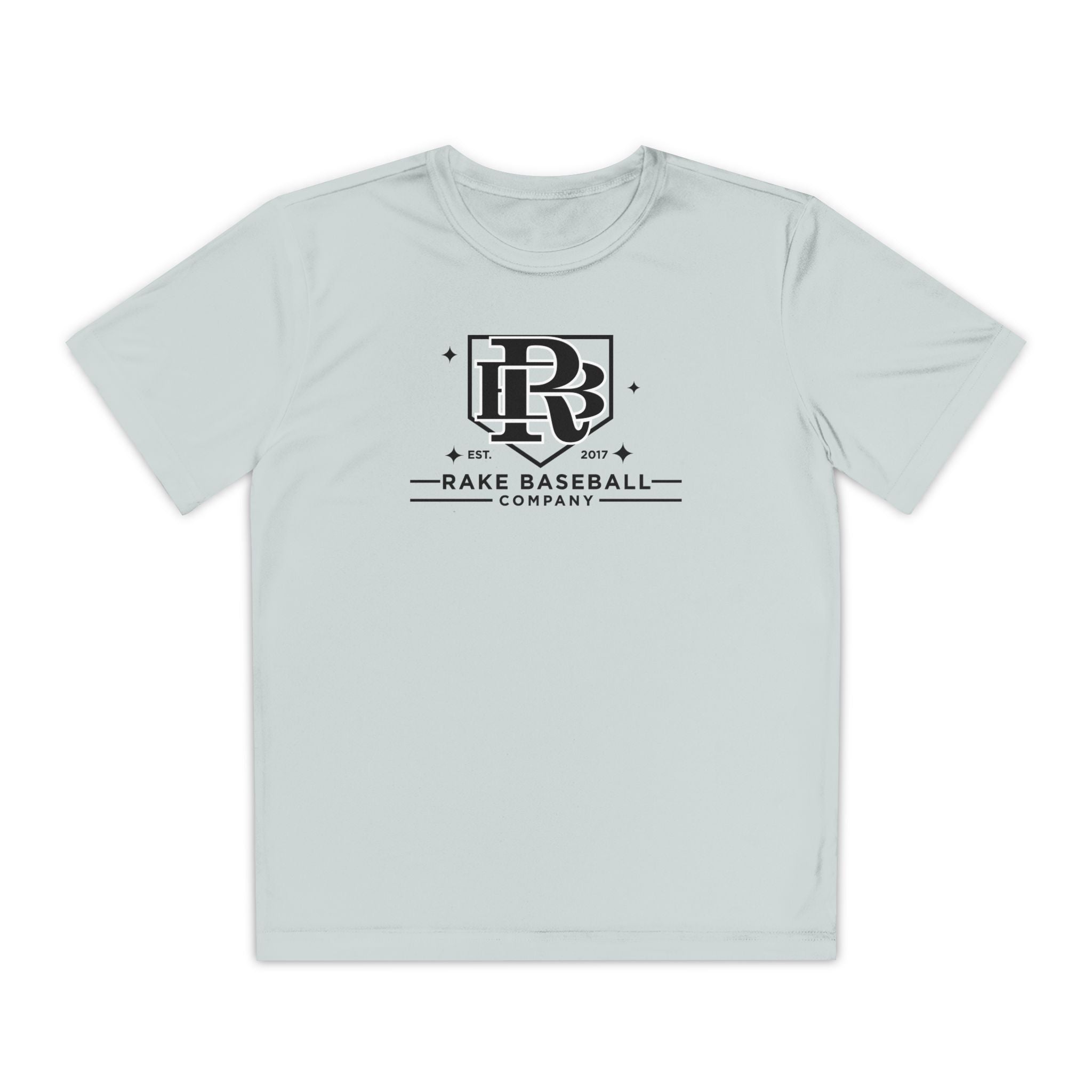 Kids Rake Baseball Homeplate Tee Dry Fit Tee - Rake Baseball Company - RAKE BASEBALL | BASEBALL T-SHIRT | BASEBALL CLOTHING | GOOD VIBES ONLY
