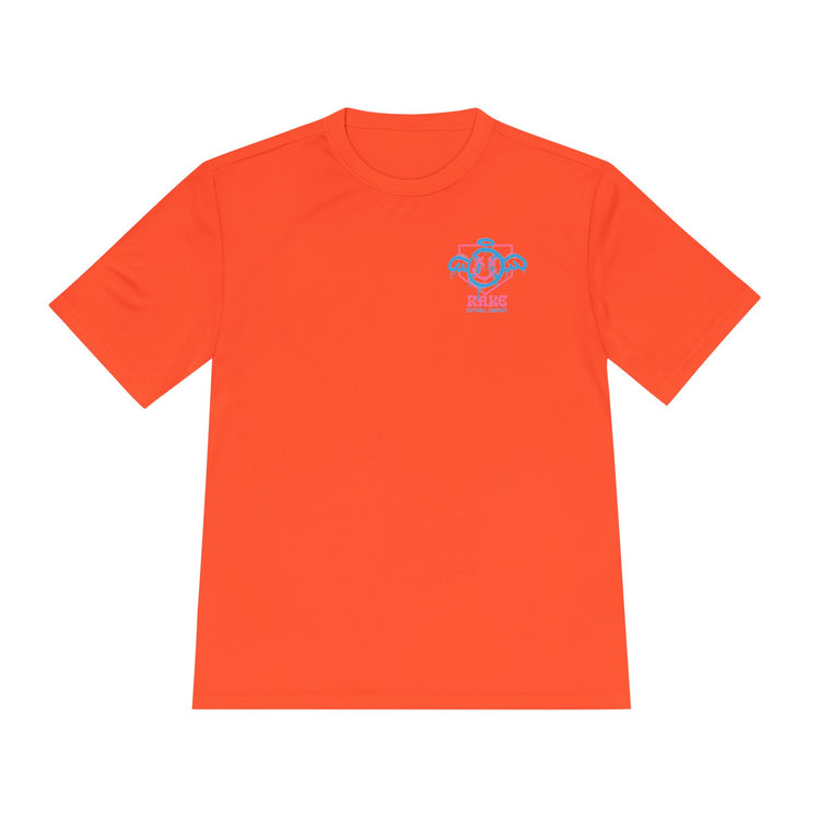 She Angel Drip Softball Dry Fit Tee - Rake Baseball Company - RAKE BASEBALL | BASEBALL T-SHIRT | BASEBALL CLOTHING | GOOD VIBES ONLY