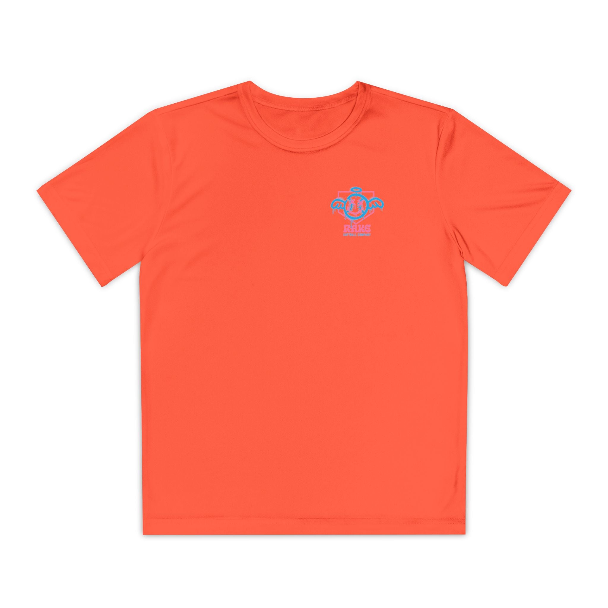 Kids She Angel Drip Softball Dry Fit Tee - Rake Baseball Company - RAKE BASEBALL | BASEBALL T-SHIRT | BASEBALL CLOTHING | GOOD VIBES ONLY