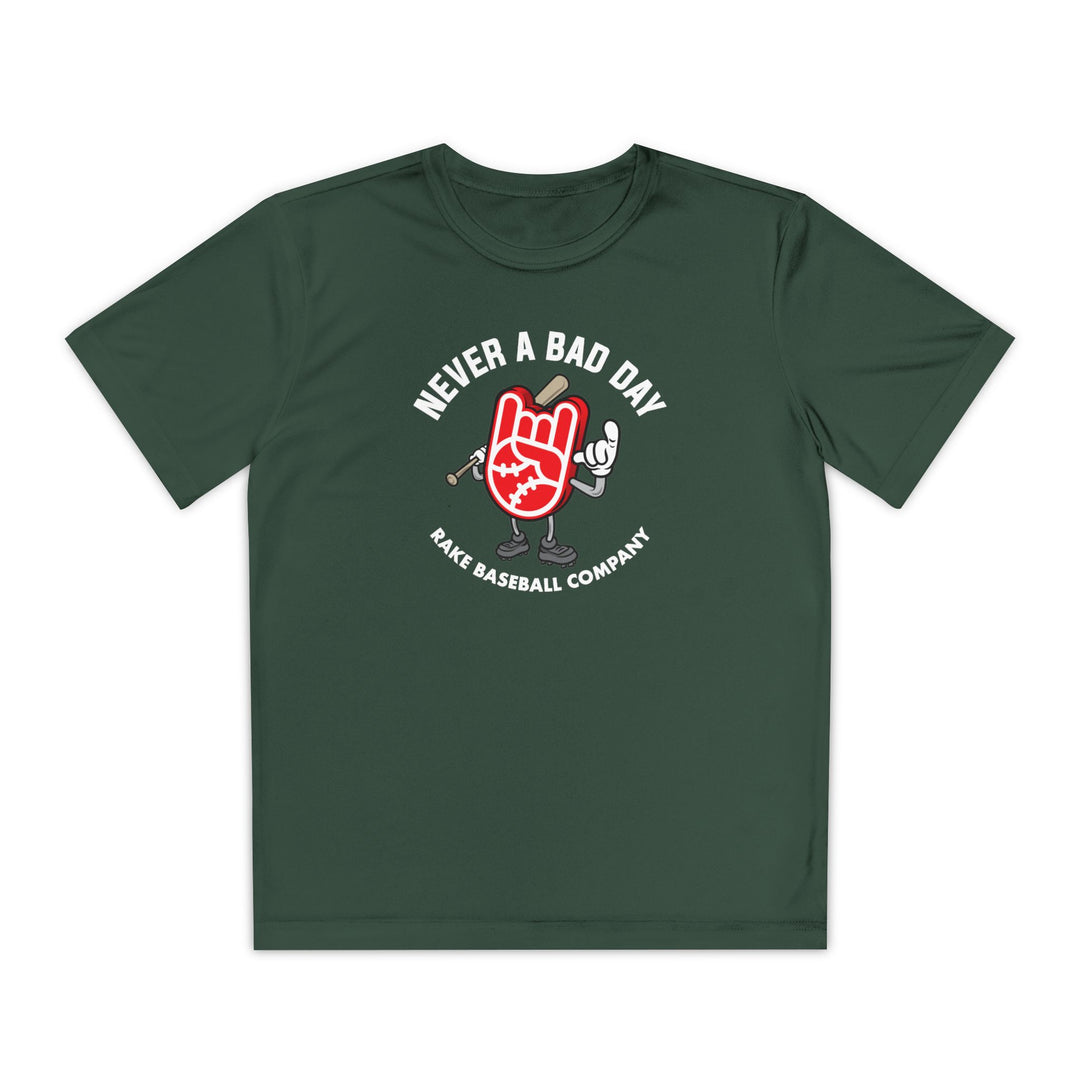 Kids "Never A Bad Day" Dry Fit Tee