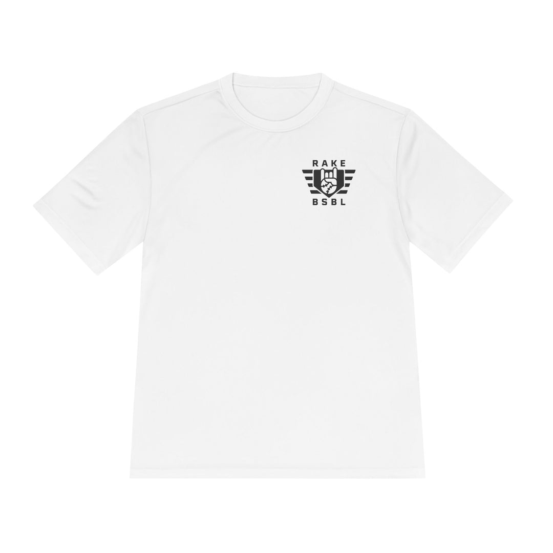 Rake Flag Dry Fit Tee - Rake Baseball Company - RAKE BASEBALL | BASEBALL T-SHIRT | BASEBALL CLOTHING | GOOD VIBES ONLY