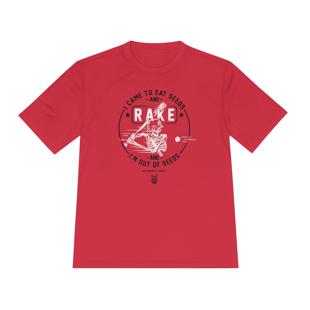 Rake Seed Dry Fit Tee - Rake Baseball Company - RAKE BASEBALL | BASEBALL T-SHIRT | BASEBALL CLOTHING | GOOD VIBES ONLY