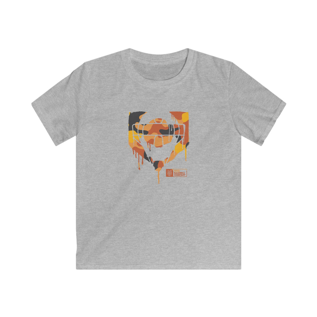Kids Rake Catchers Orange Camo Drip