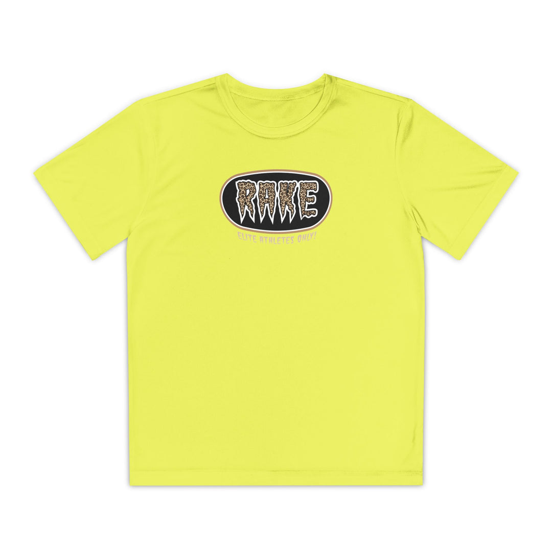 Kids Rake Cheetah Softball Company Dry Fit Tee - Rake Baseball Company - RAKE BASEBALL | BASEBALL T-SHIRT | BASEBALL CLOTHING | GOOD VIBES ONLY
