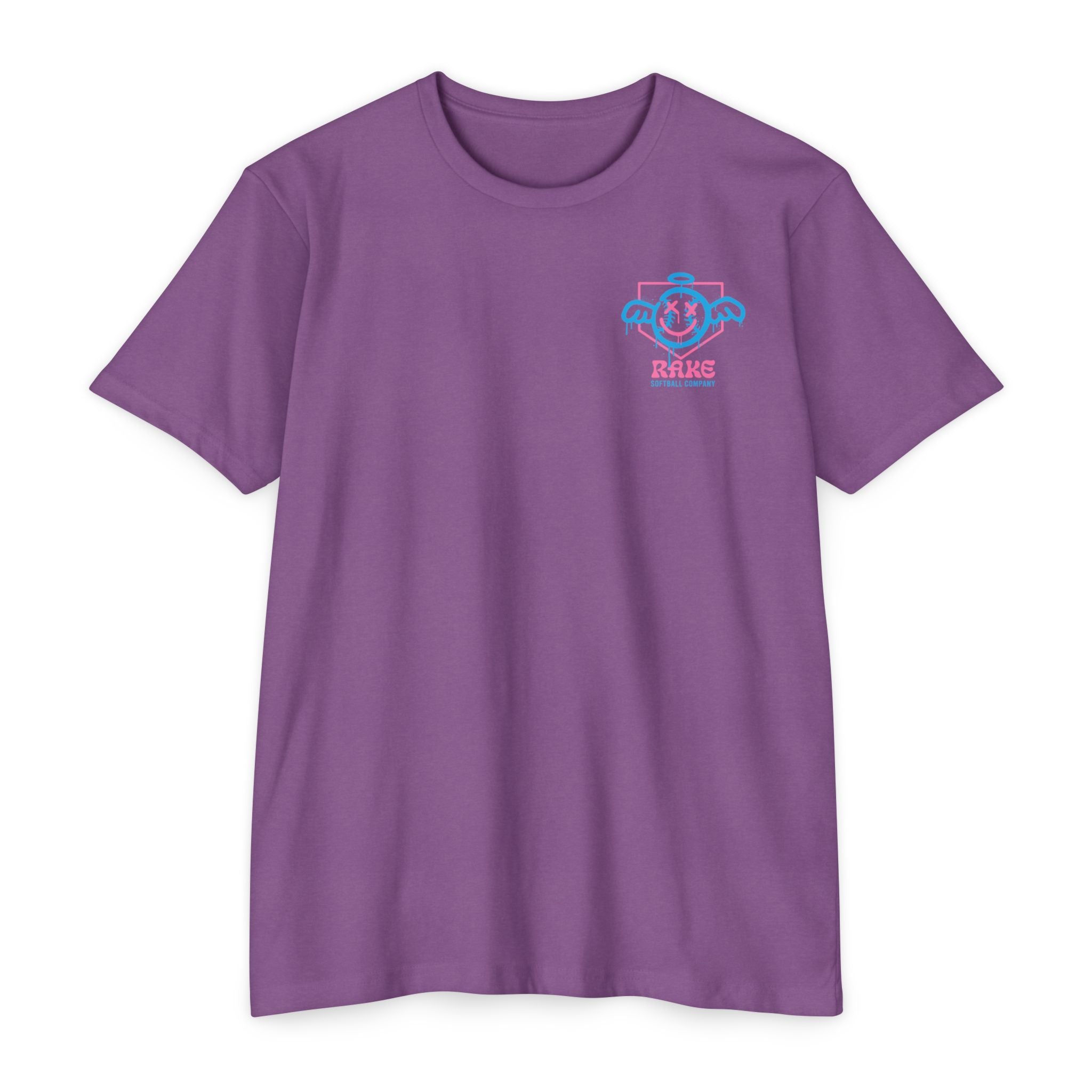 She Angel Drip Softball Tee - Rake Baseball Company - RAKE BASEBALL | BASEBALL T-SHIRT | BASEBALL CLOTHING | GOOD VIBES ONLY