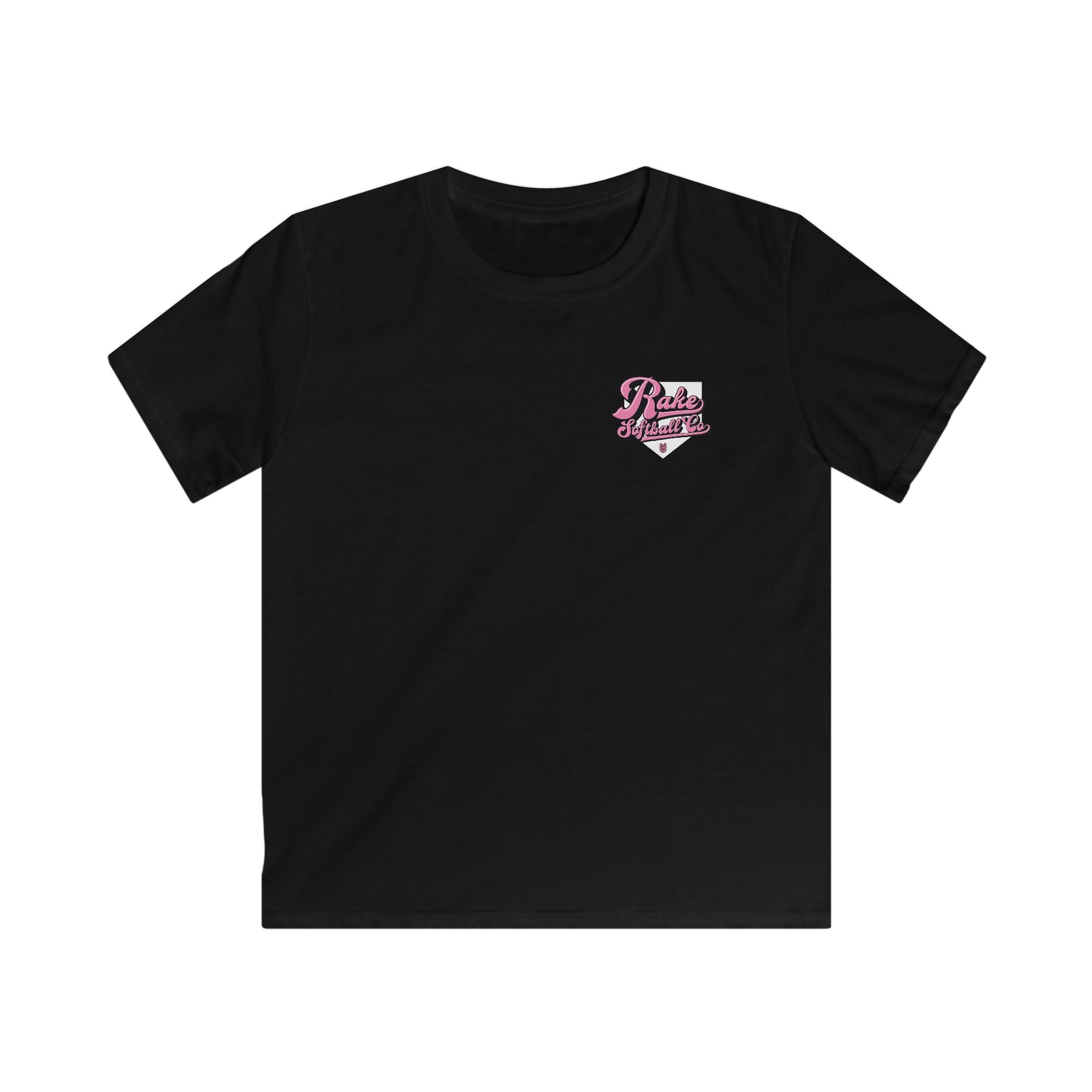 Kids Rake Softball Co. Tee - Rake Baseball Company - RAKE BASEBALL | BASEBALL T-SHIRT | BASEBALL CLOTHING | GOOD VIBES ONLY