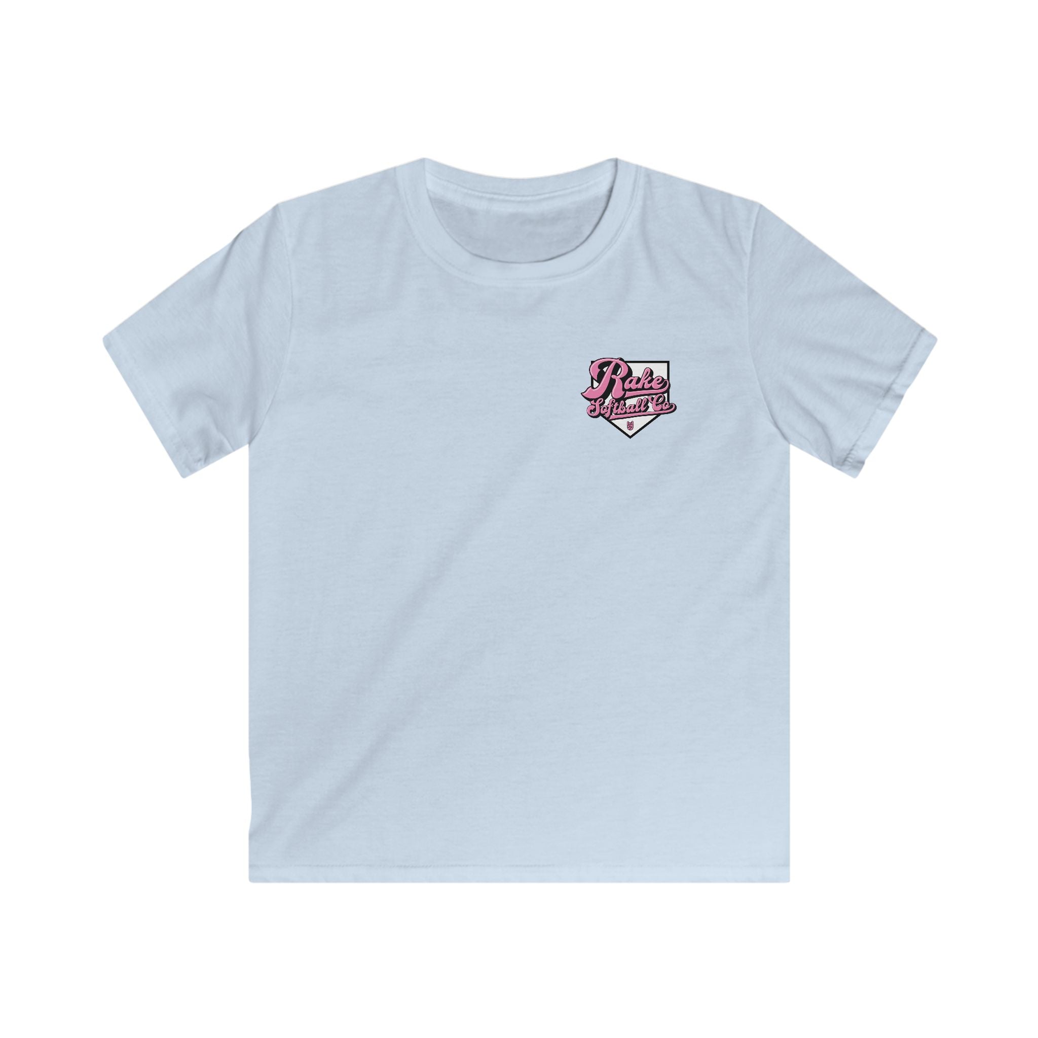 Kids Rake Softball Co. Tee - Rake Baseball Company - RAKE BASEBALL | BASEBALL T-SHIRT | BASEBALL CLOTHING | GOOD VIBES ONLY