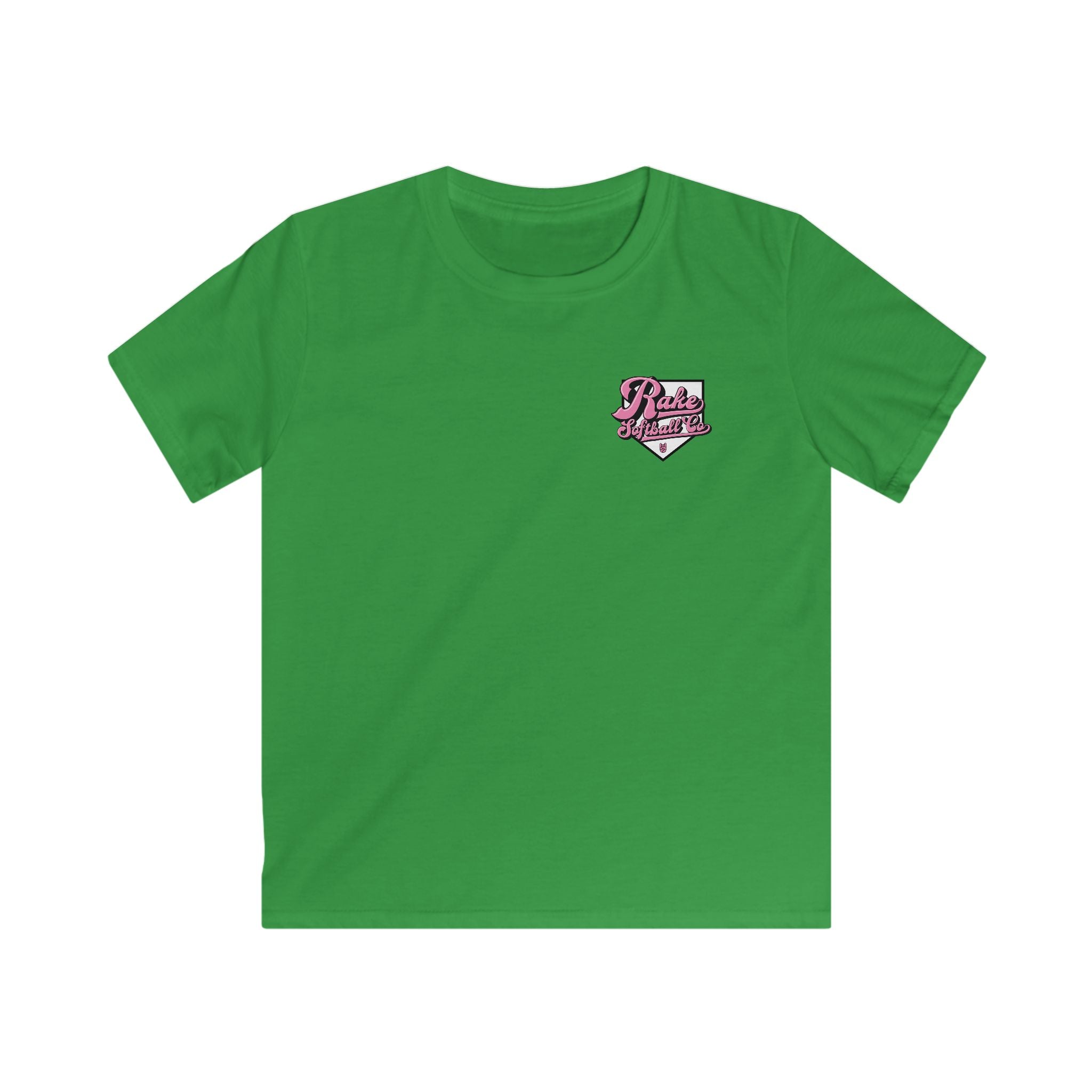 Kids Rake Softball Co. Tee - Rake Baseball Company - RAKE BASEBALL | BASEBALL T-SHIRT | BASEBALL CLOTHING | GOOD VIBES ONLY