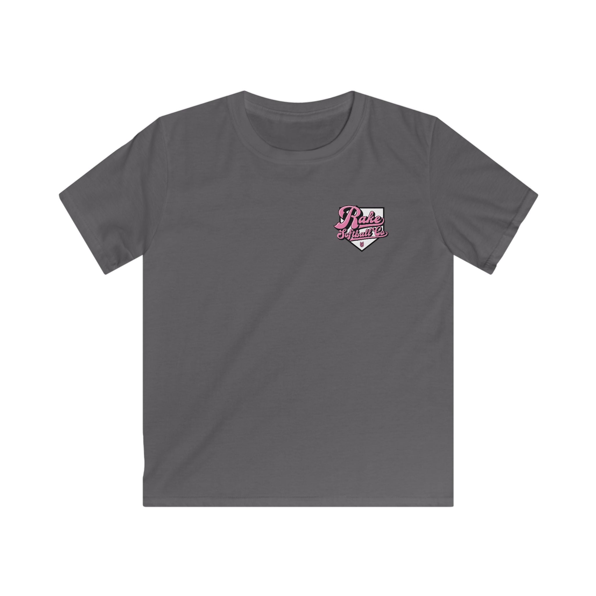 Kids Rake Softball Co. Tee - Rake Baseball Company - RAKE BASEBALL | BASEBALL T-SHIRT | BASEBALL CLOTHING | GOOD VIBES ONLY