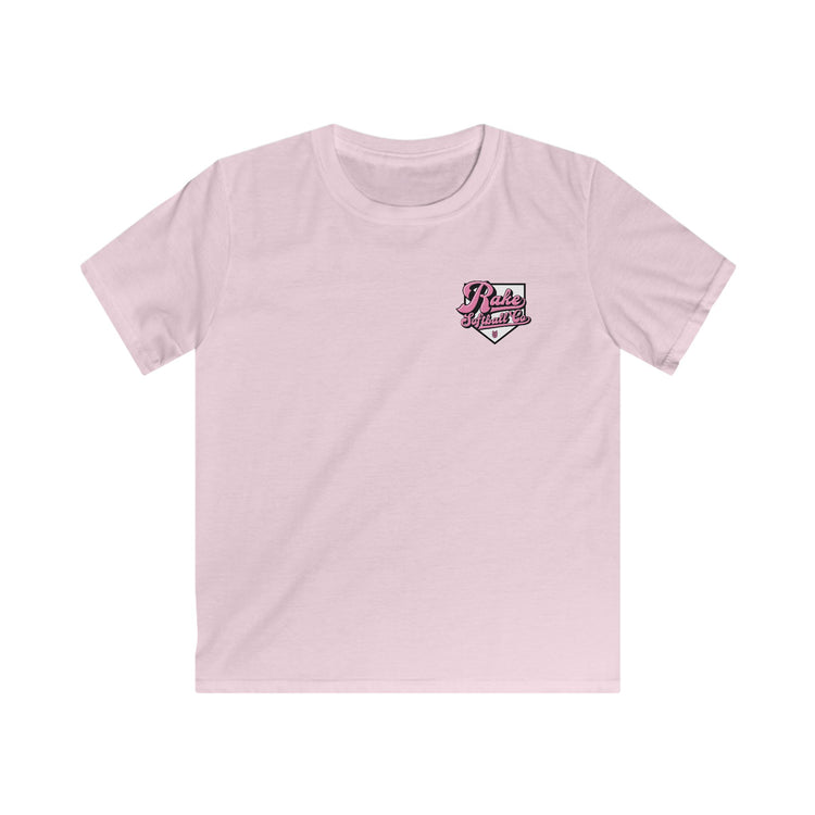 Kids Rake Softball Co. Tee - Rake Baseball Company - RAKE BASEBALL | BASEBALL T-SHIRT | BASEBALL CLOTHING | GOOD VIBES ONLY