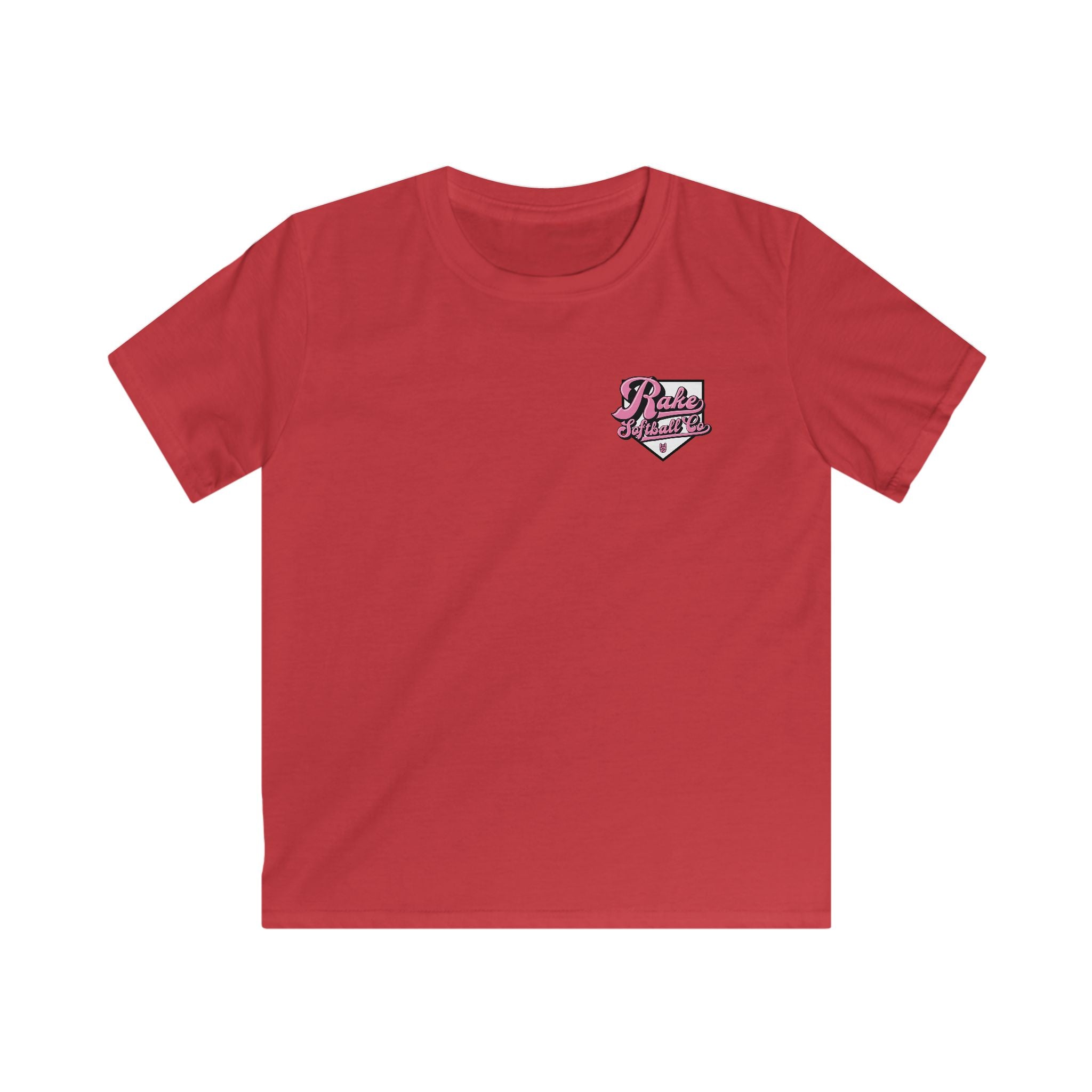 Kids Rake Softball Co. Tee - Rake Baseball Company - RAKE BASEBALL | BASEBALL T-SHIRT | BASEBALL CLOTHING | GOOD VIBES ONLY