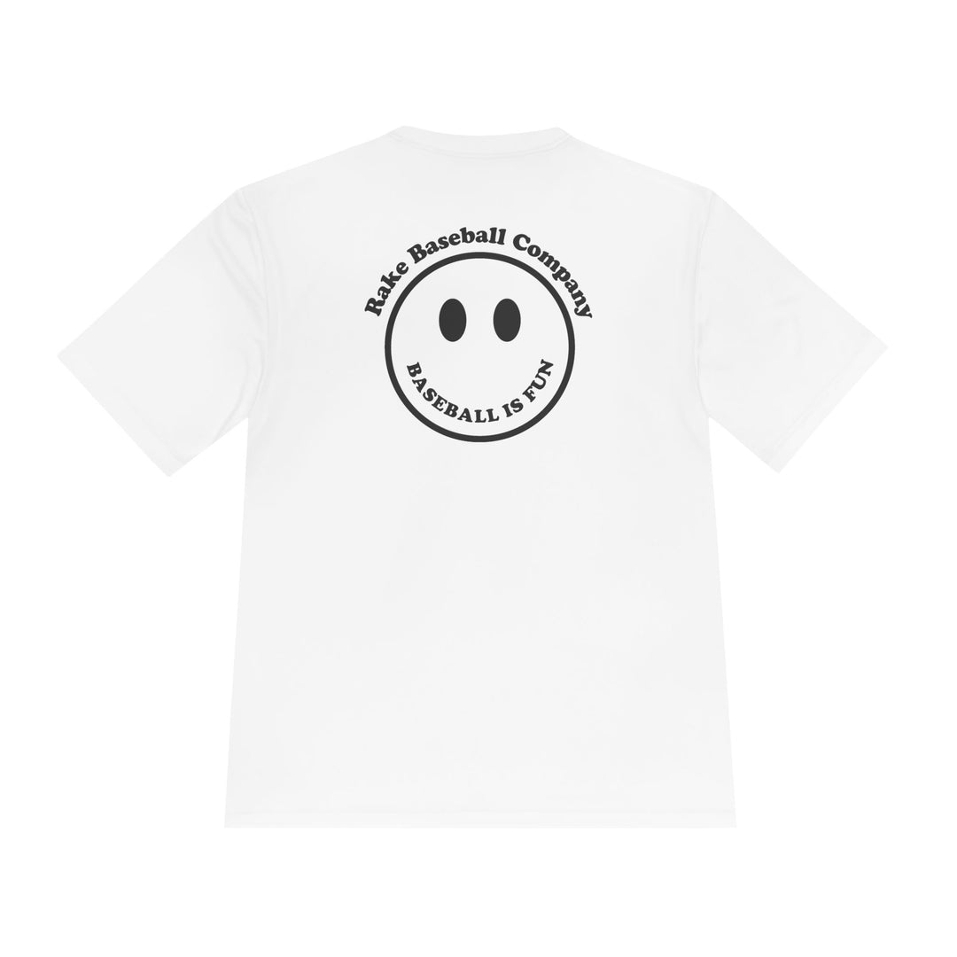 Baseball Is Fun Dry Fit Tee - Rake Baseball Company - RAKE BASEBALL | BASEBALL T-SHIRT | BASEBALL CLOTHING | GOOD VIBES ONLY