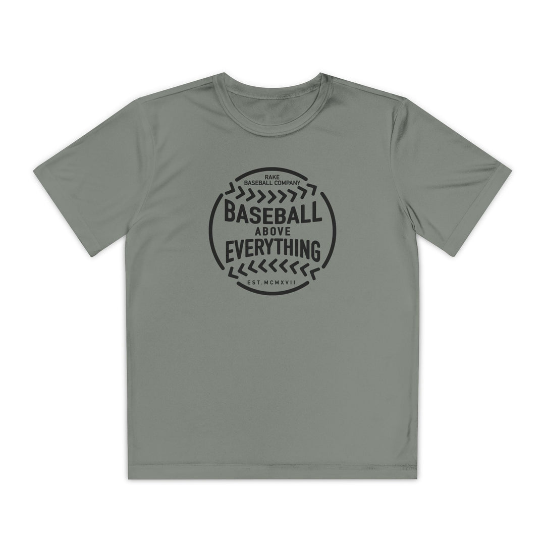 Kids Baseball Above Everything Dry Fit Tee