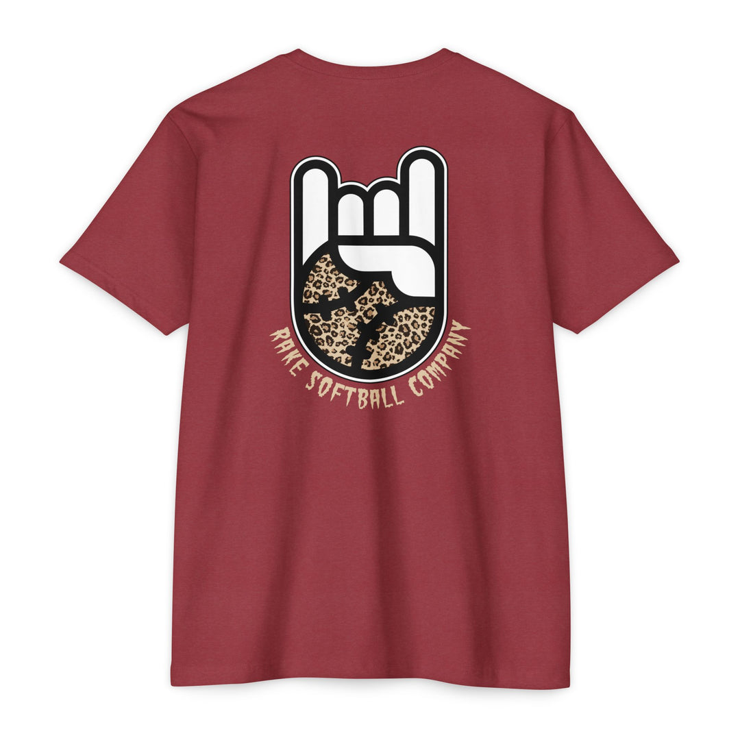 Rake Softball Cheetah Tee - Rake Baseball Company - RAKE BASEBALL | BASEBALL T-SHIRT | BASEBALL CLOTHING | GOOD VIBES ONLY