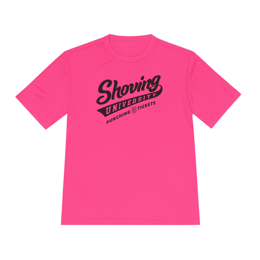 Shoving University Dry Fit Tee - Rake Baseball Company - RAKE BASEBALL | BASEBALL T-SHIRT | BASEBALL CLOTHING | GOOD VIBES ONLY