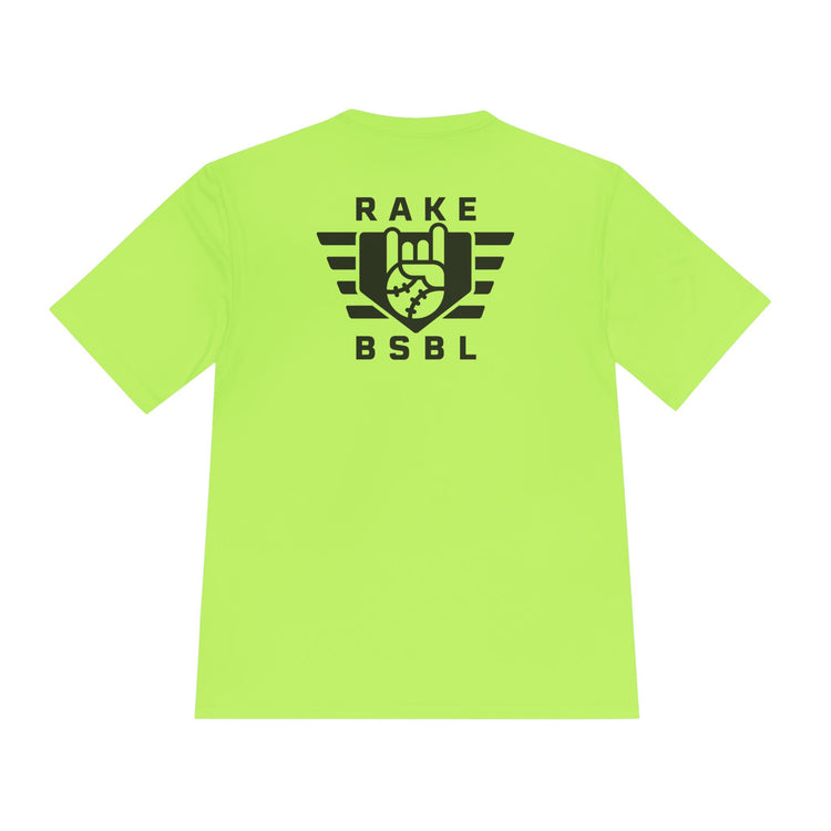 Rake Flag Dry Fit Tee - Rake Baseball Company - RAKE BASEBALL | BASEBALL T-SHIRT | BASEBALL CLOTHING | GOOD VIBES ONLY