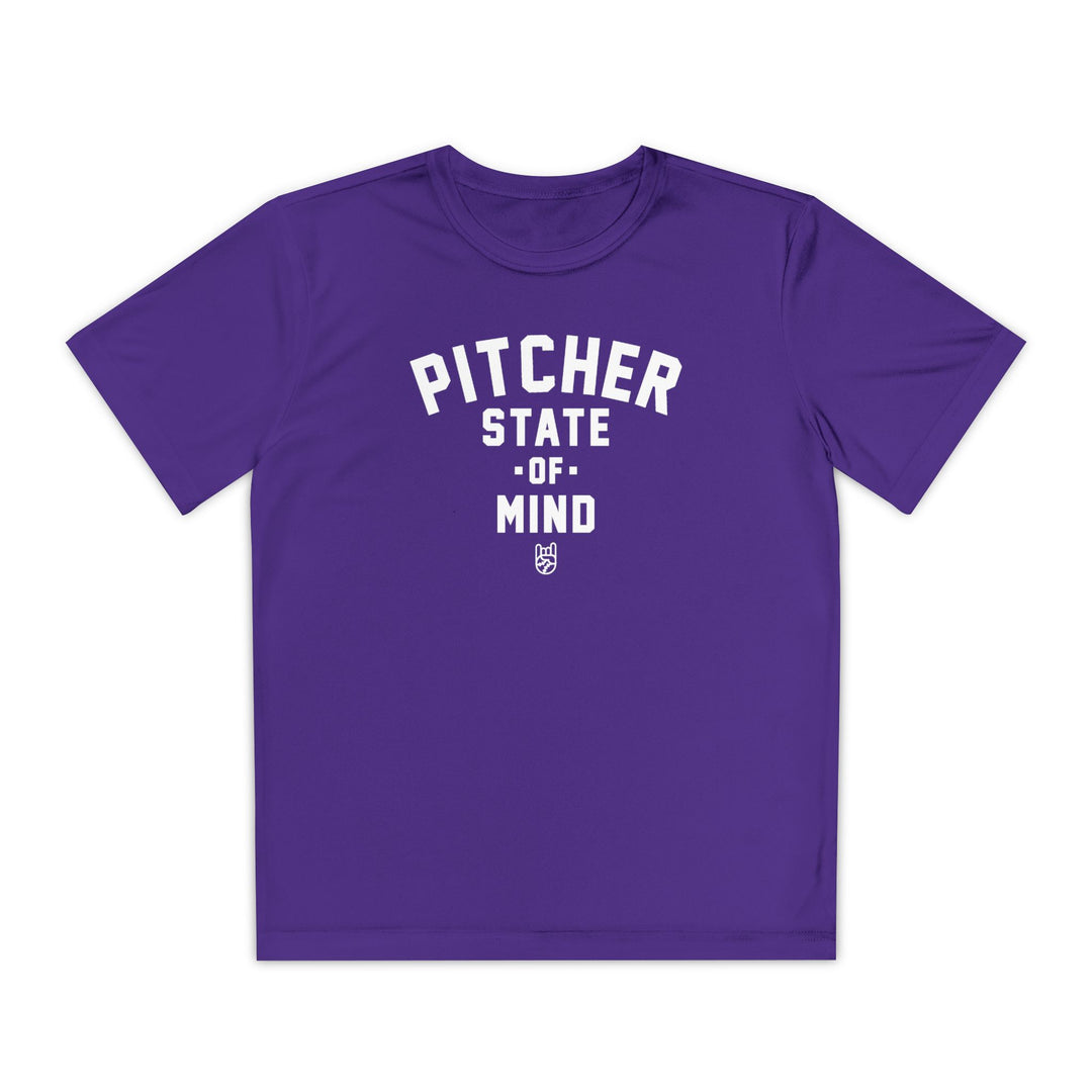 Kids Pitcher State Of Mind Dry Fit Tee