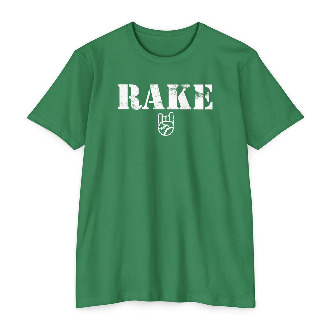 Rake Stencil Tee - Rake Baseball Company - RAKE BASEBALL | BASEBALL T-SHIRT | BASEBALL CLOTHING | GOOD VIBES ONLY
