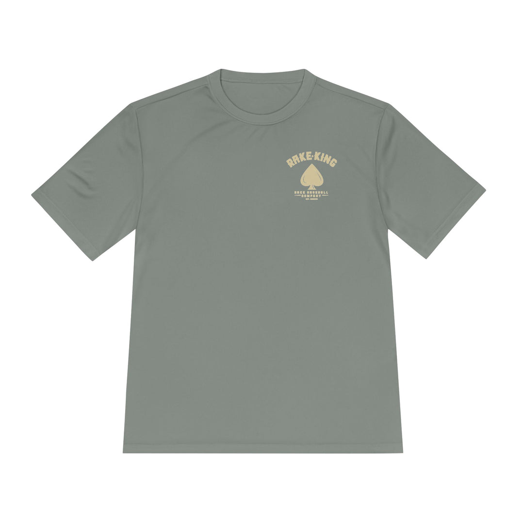 Rake King Dry Fit Tee - Rake Baseball Company - RAKE BASEBALL | BASEBALL T-SHIRT | BASEBALL CLOTHING | GOOD VIBES ONLY
