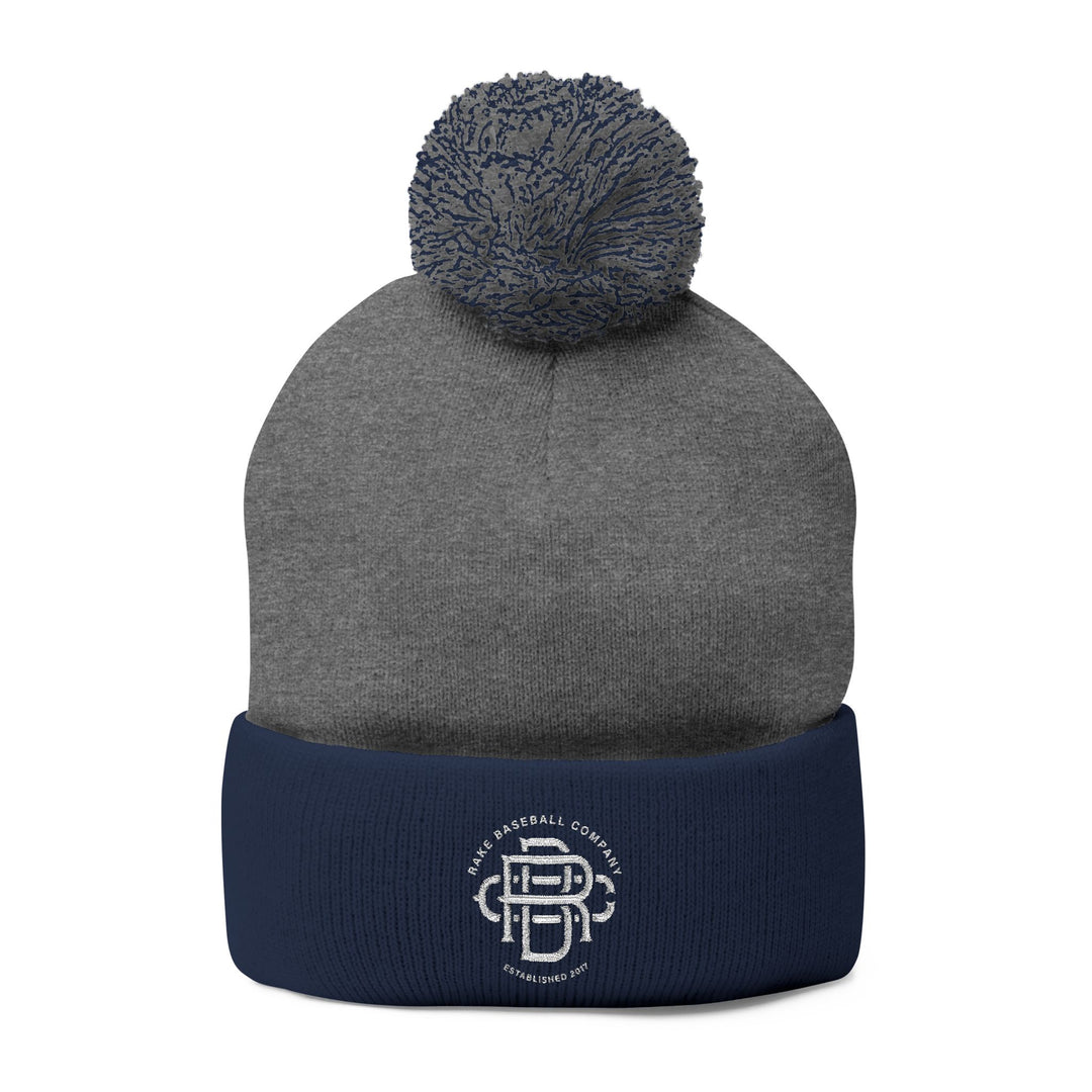 Rake Baseball Company Pom-Pom Beanie