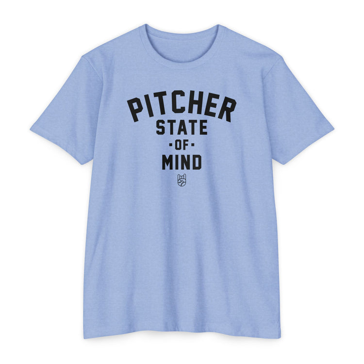 Pitcher State of Mind Tee - Rake Baseball Company - RAKE BASEBALL | BASEBALL T-SHIRT | BASEBALL CLOTHING | GOOD VIBES ONLY