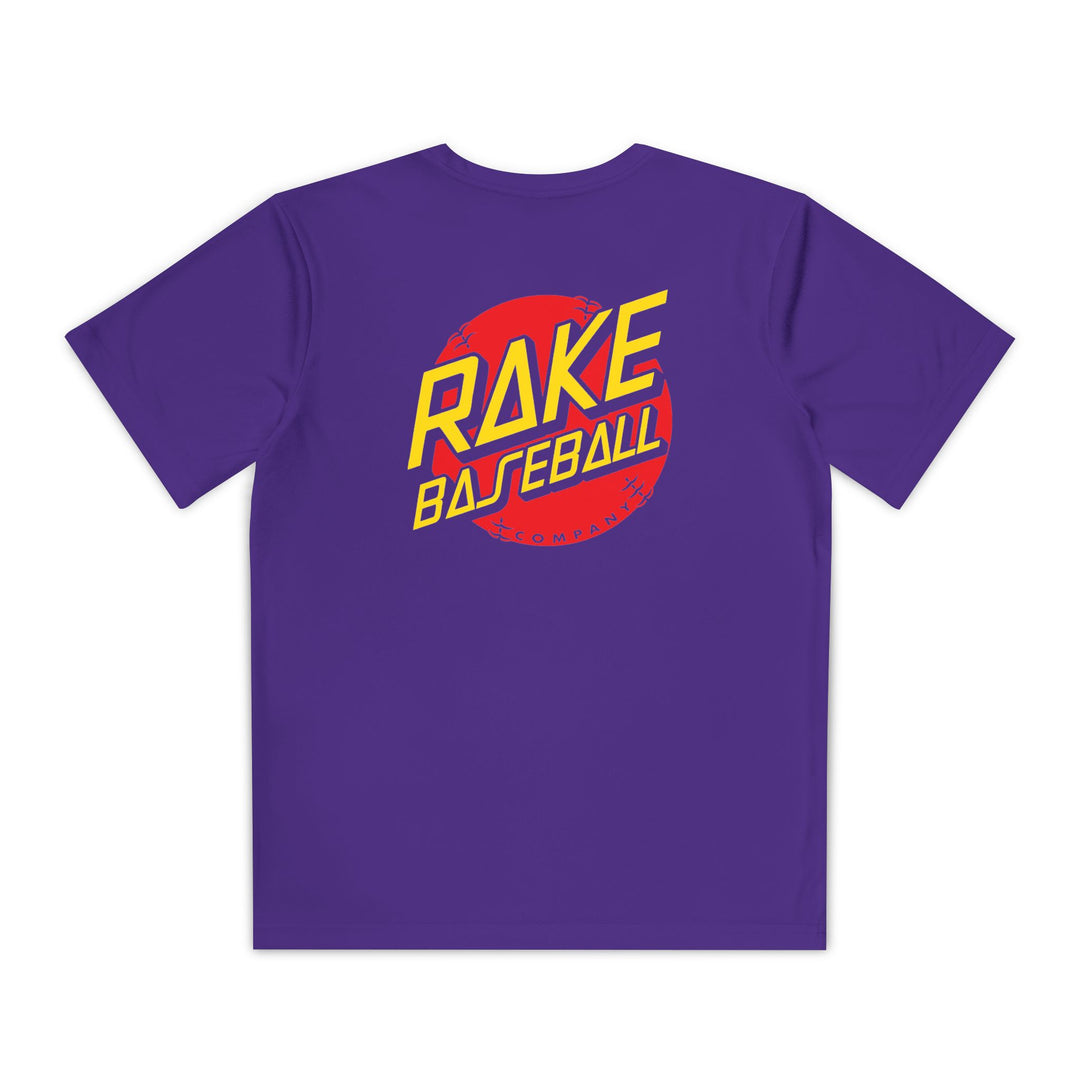 Kids Rake Dot Dry Fit Tee - Rake Baseball Company - RAKE BASEBALL | BASEBALL T-SHIRT | BASEBALL CLOTHING | GOOD VIBES ONLY