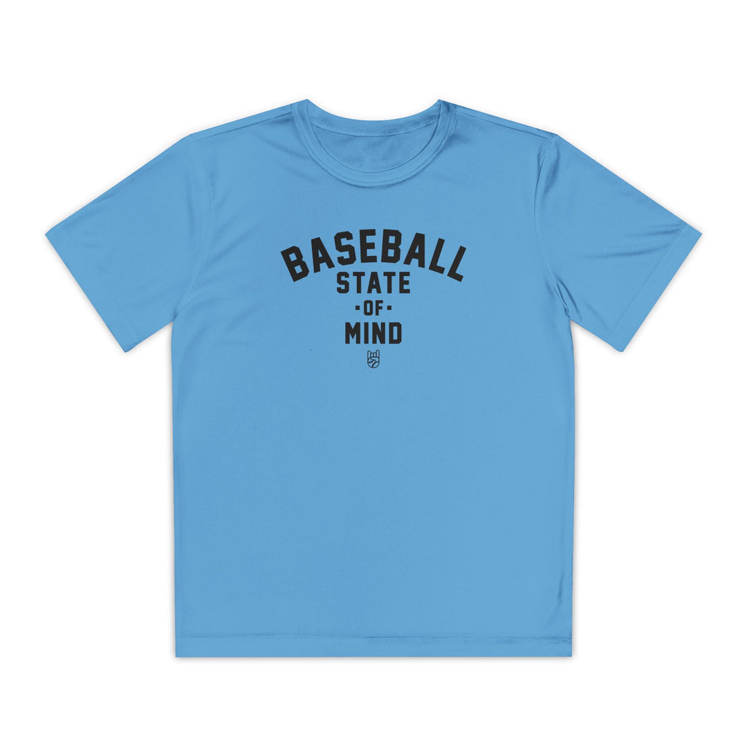 Kids Baseball State Of Mind Dry Fit Tee