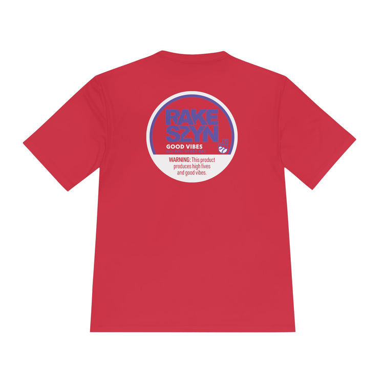 Rake SZYN Dry Fit Tee - Rake Baseball Company - RAKE BASEBALL | BASEBALL T-SHIRT | BASEBALL CLOTHING | GOOD VIBES ONLY