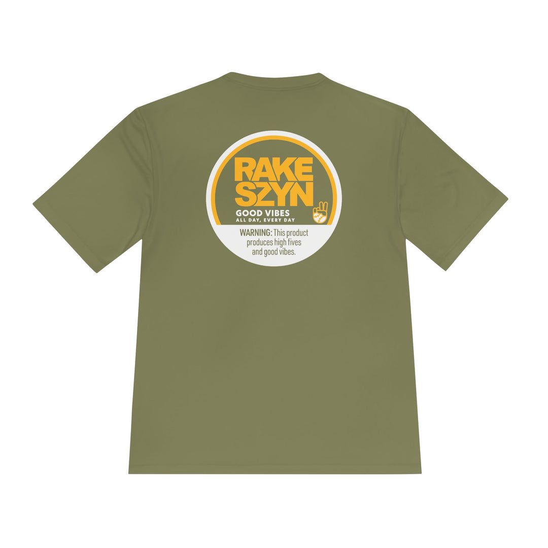 Rake SZYN Dry Fit Tee - Rake Baseball Company - RAKE BASEBALL | BASEBALL T-SHIRT | BASEBALL CLOTHING | GOOD VIBES ONLY