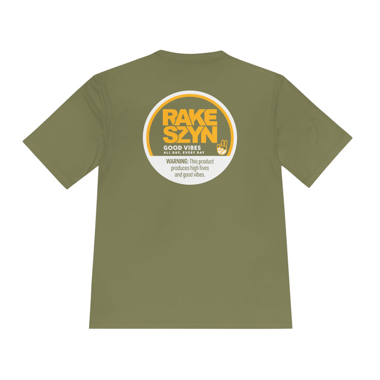 Rake SZYN Dry Fit Tee - Rake Baseball Company - RAKE BASEBALL | BASEBALL T-SHIRT | BASEBALL CLOTHING | GOOD VIBES ONLY