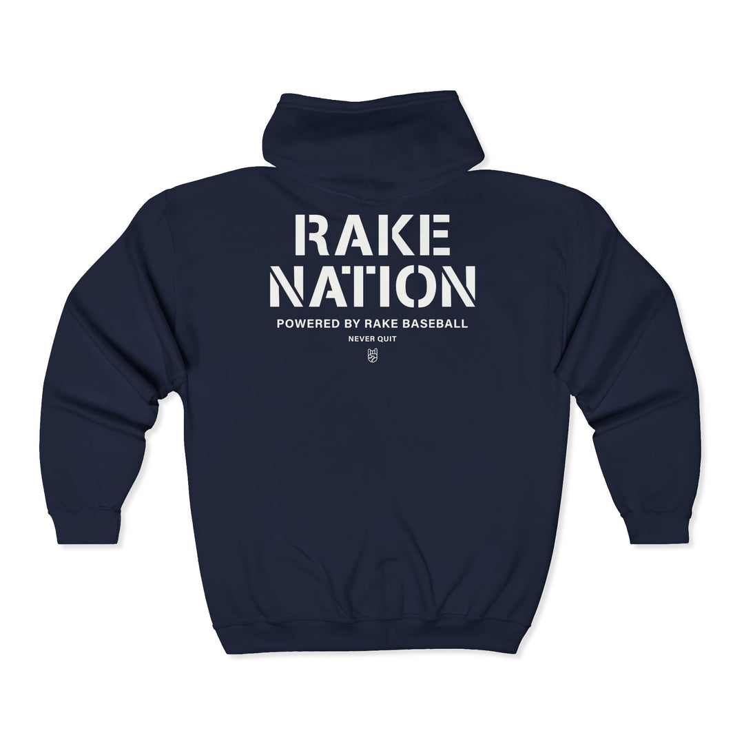 Rake Nation Full Zip Hoodie